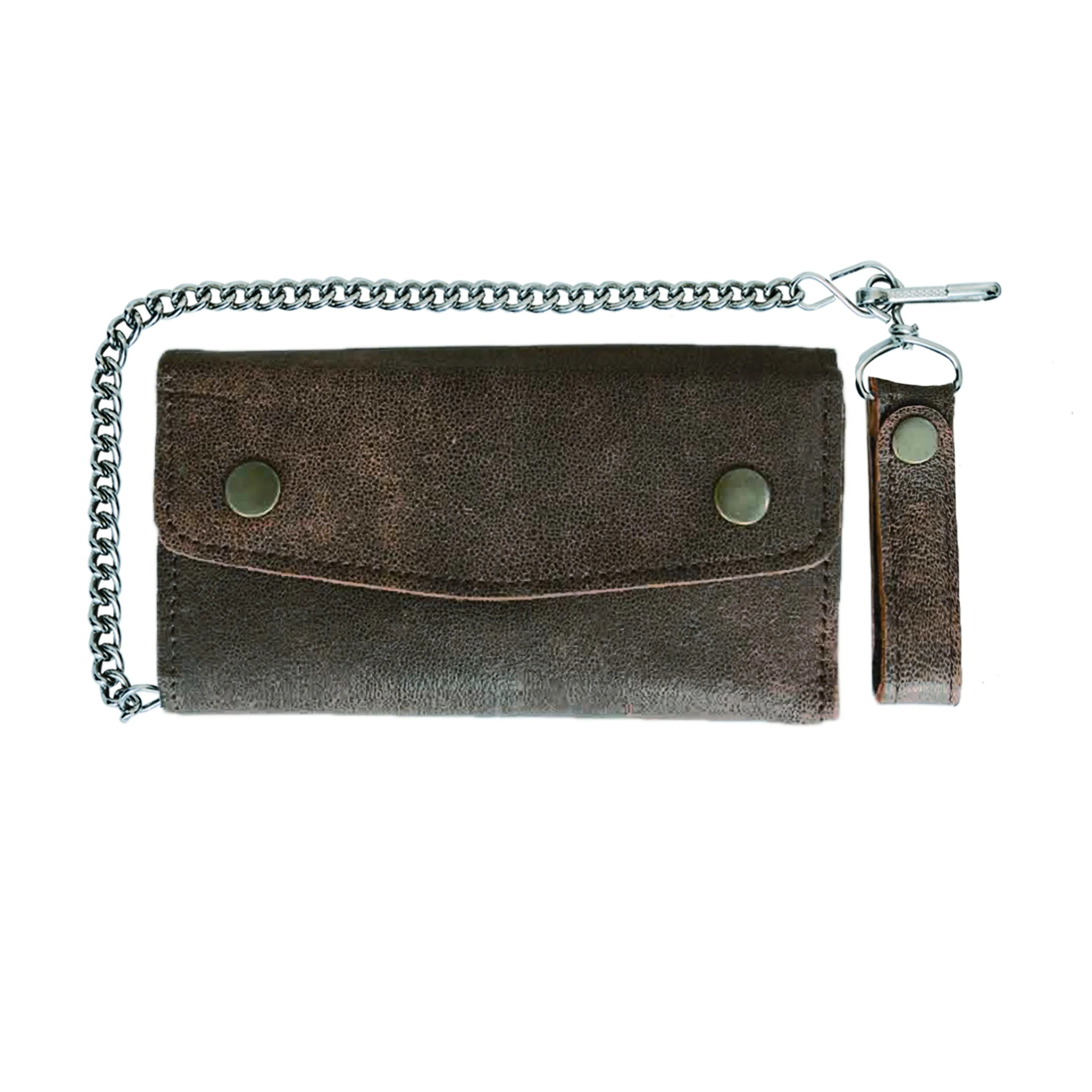 Brown Biker Chain Wallet