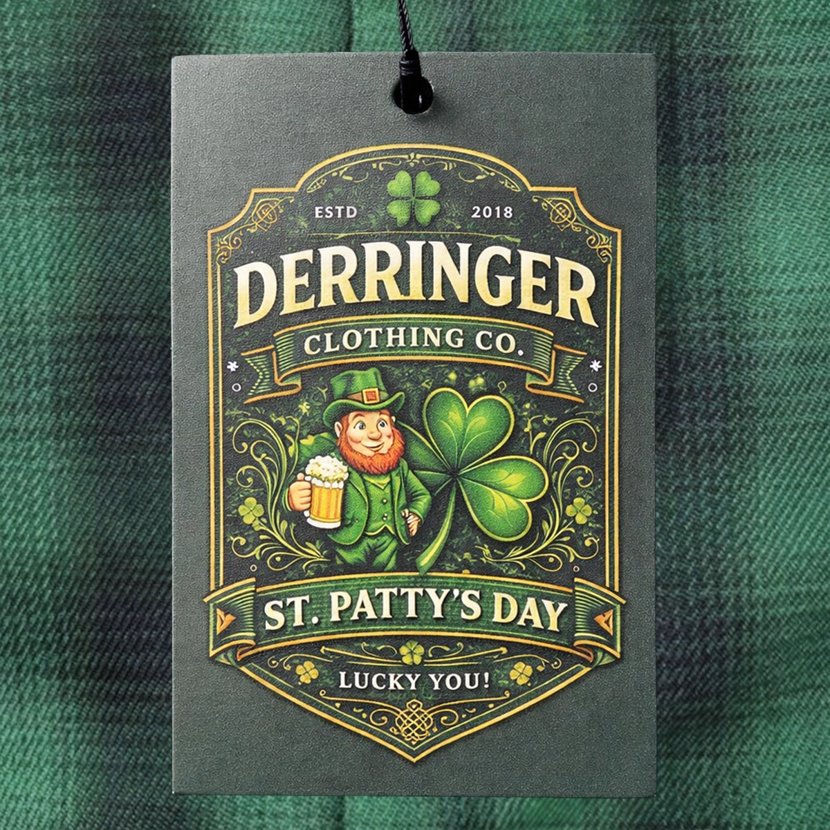 St. Pattys Day Flannel - Mens Flannel Shirt