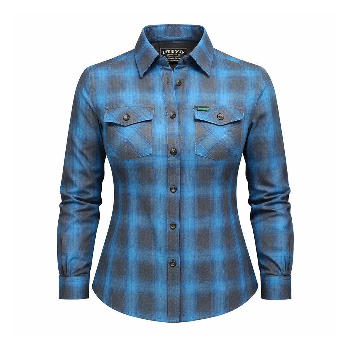 Teal Flannel - Ladies Flannel Shirt