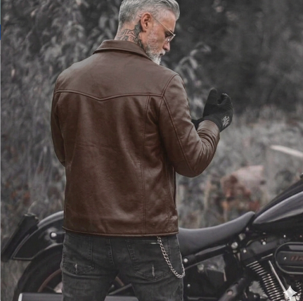 Ironhorse - Men's Premium Leather Motorcycle Jacket