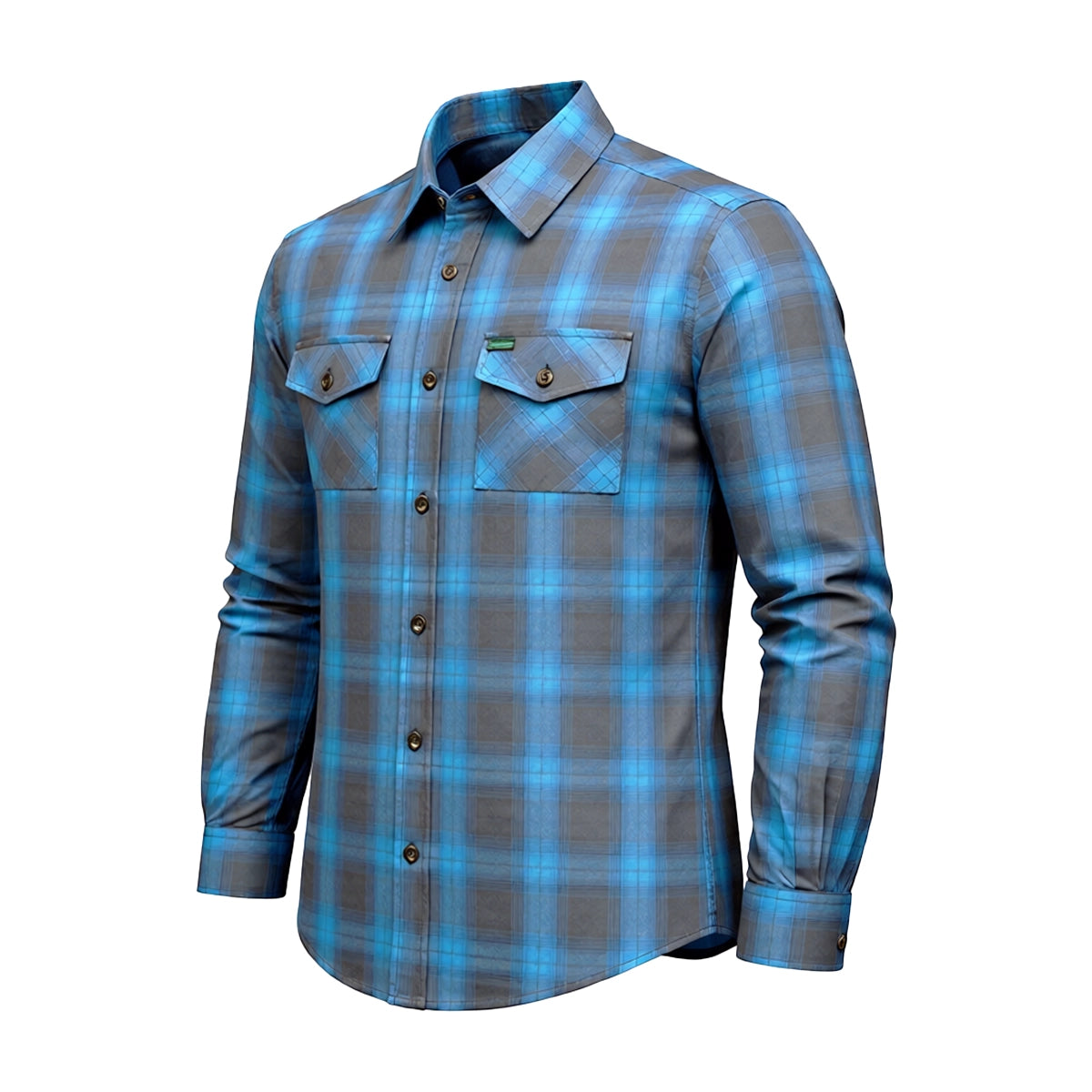 Rustic Loom - Men's Long Sleeve Motorcycle Flannel Shirt