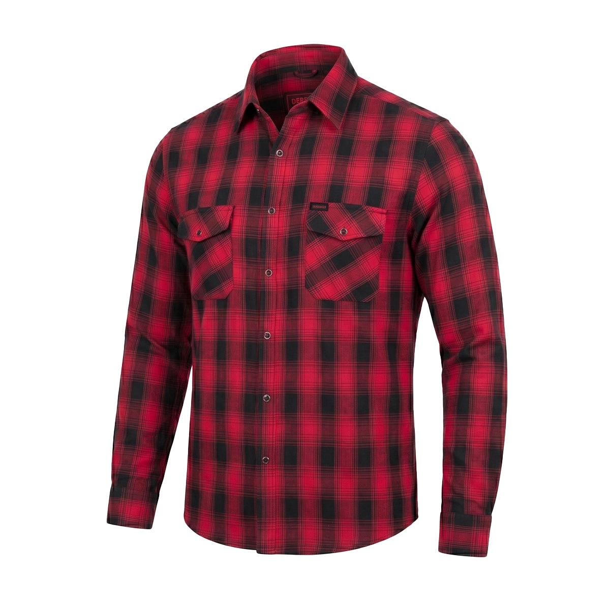Iron Crest - Men's Long Sleeve Motorcycle Flannel Shirt