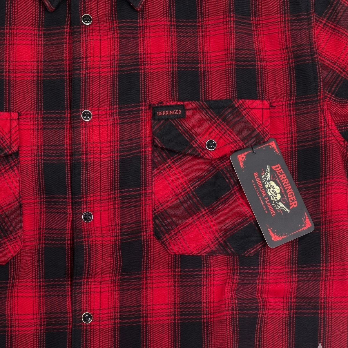 Iron Crest - Men's Long Sleeve Motorcycle Flannel Shirt