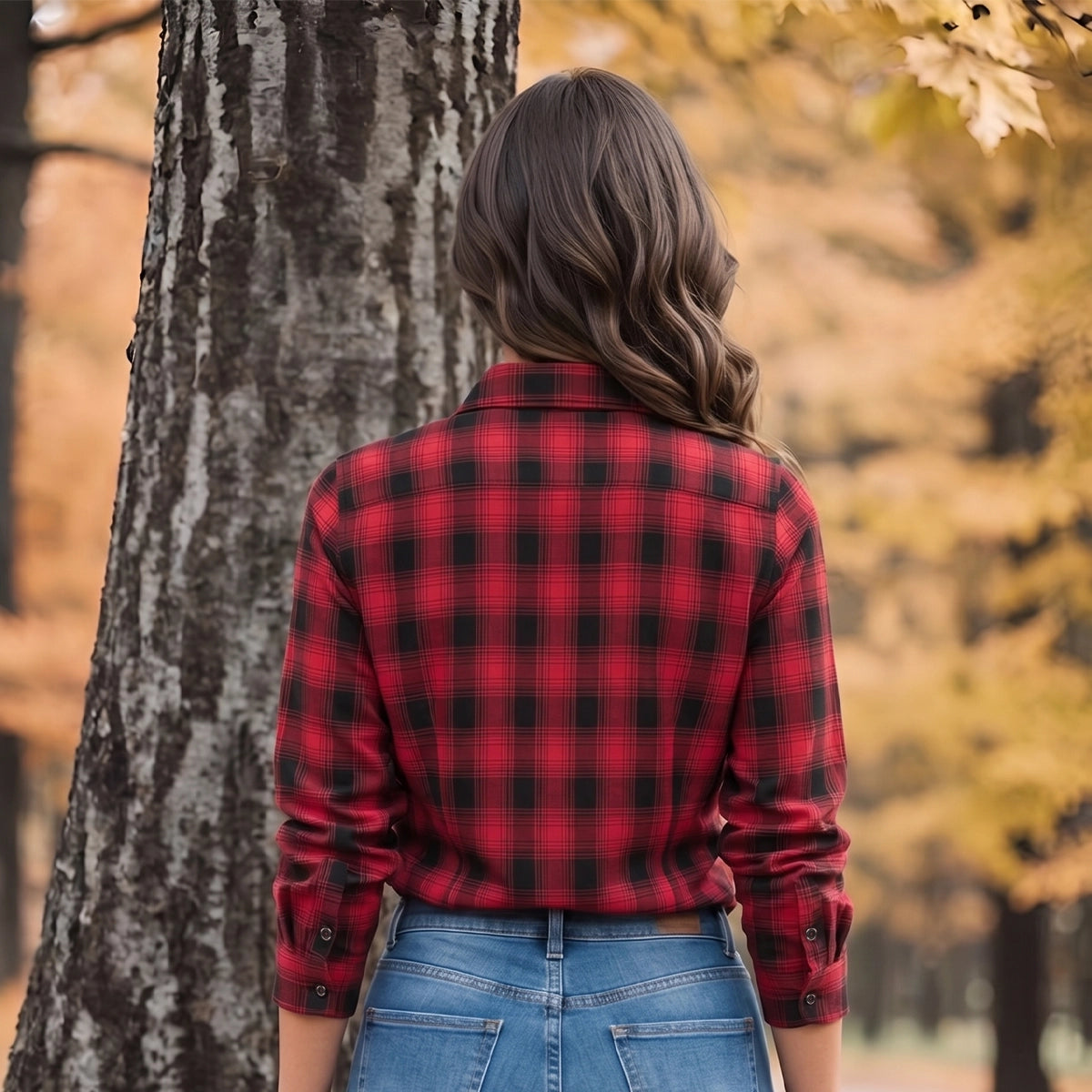 Red Cedar - Women's Long Sleeve Flannel Motorcycle Shirt