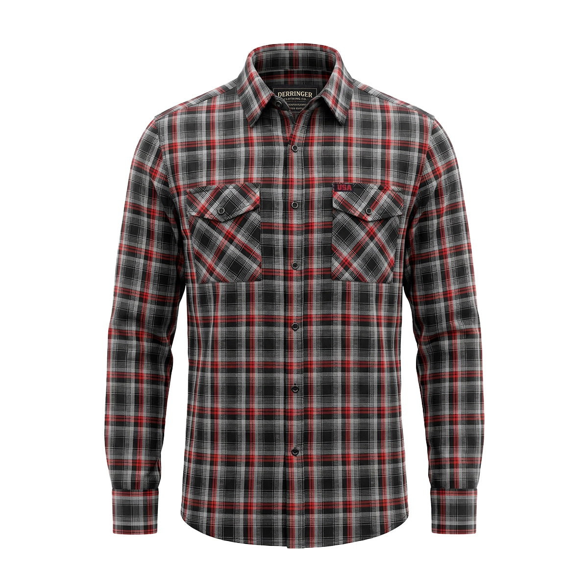 Timber Thread - Men's Long Sleeve Motorcycle Flannel Shirt