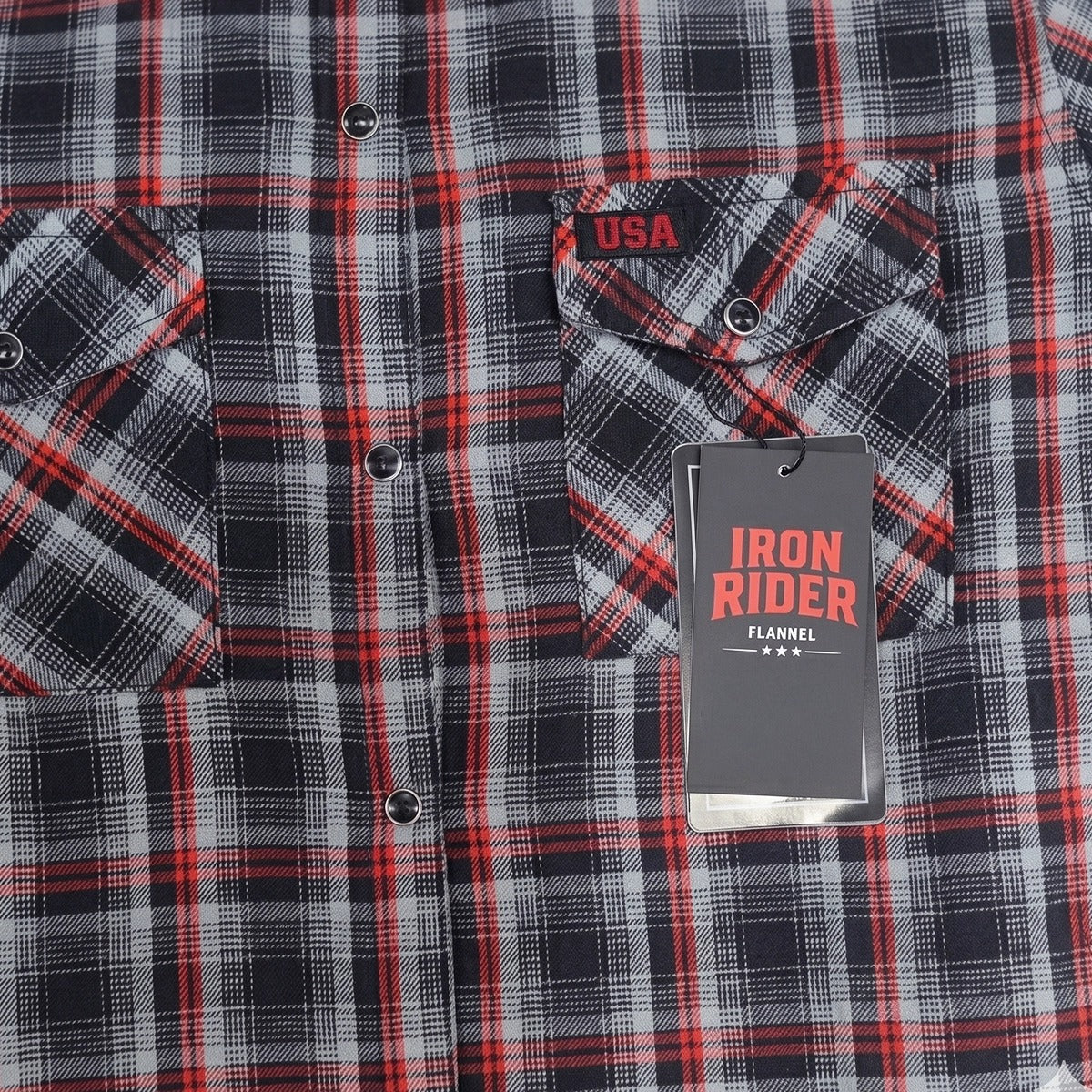 Timber Thread - Men's Long Sleeve Motorcycle Flannel Shirt