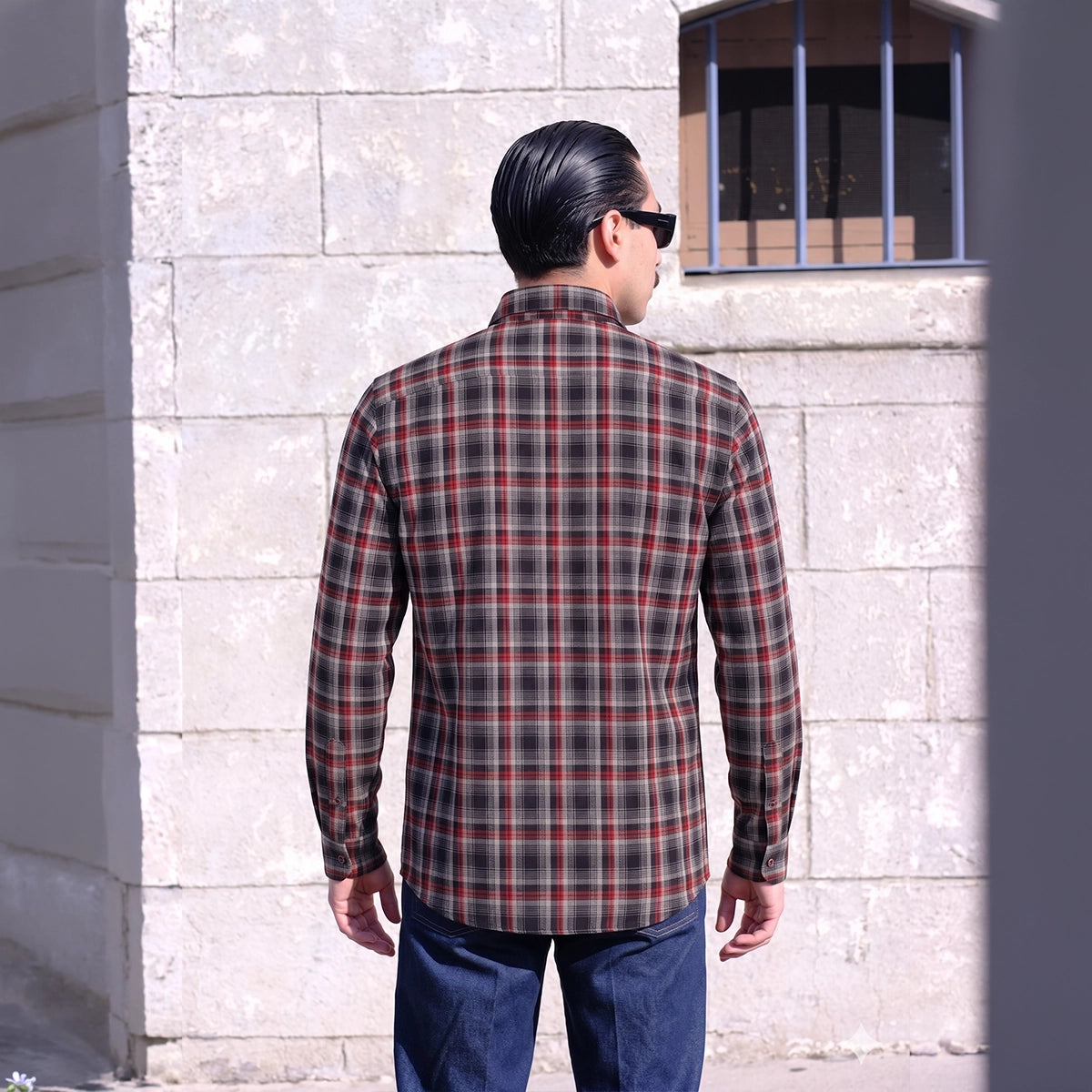 Timber Thread - Men's Long Sleeve Motorcycle Flannel Shirt
