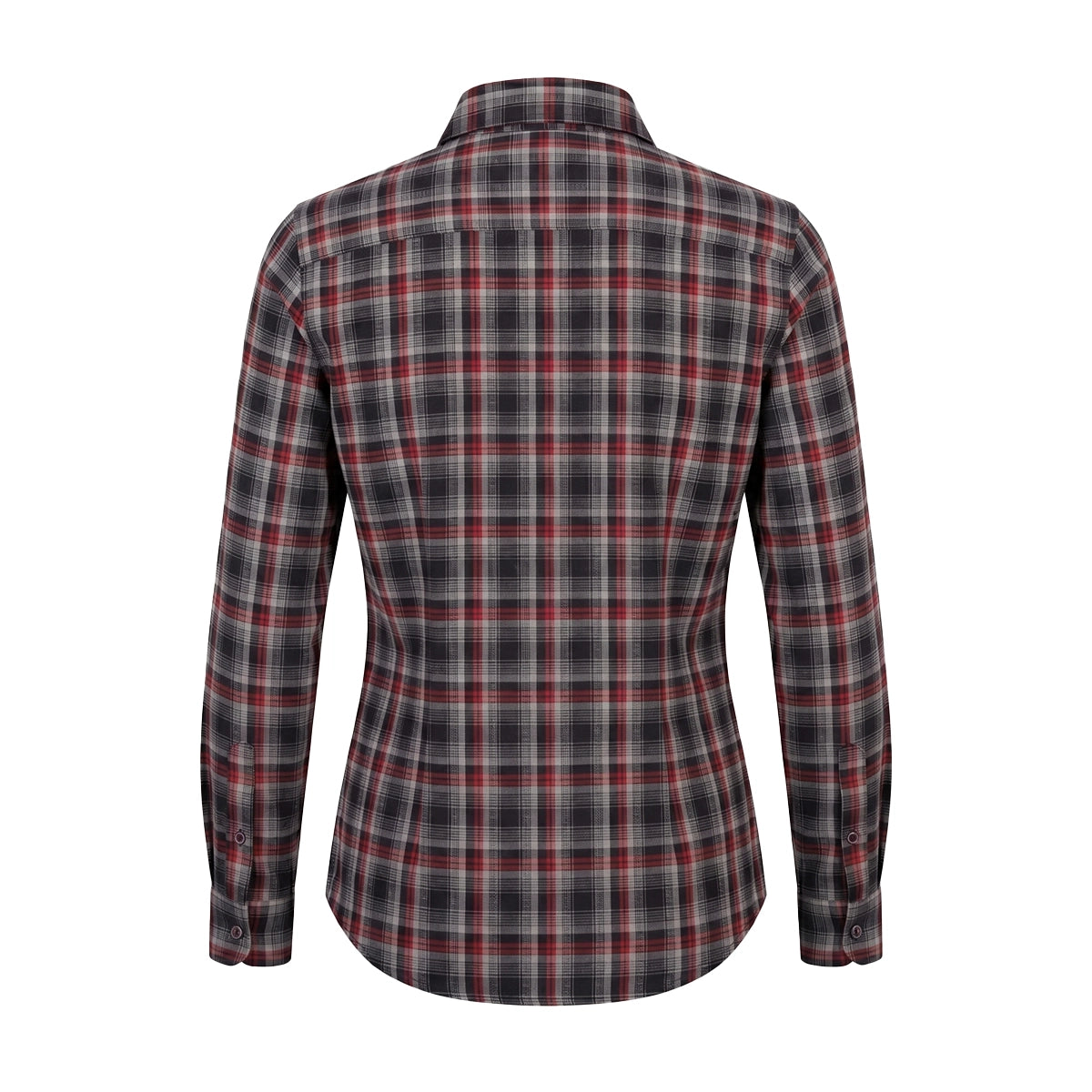 Wild Pines - Women's Long Sleeve Motorcycle Flannel Shirt