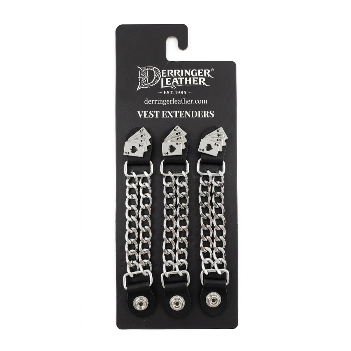 4 inch Vest Extender - Poker Cards