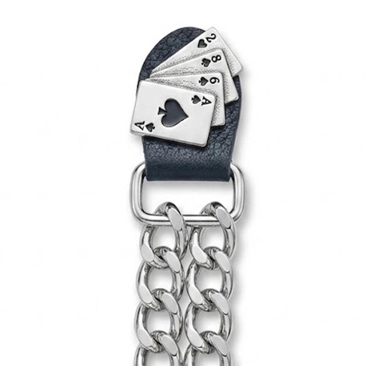 4 inch Vest Extender - Poker Cards