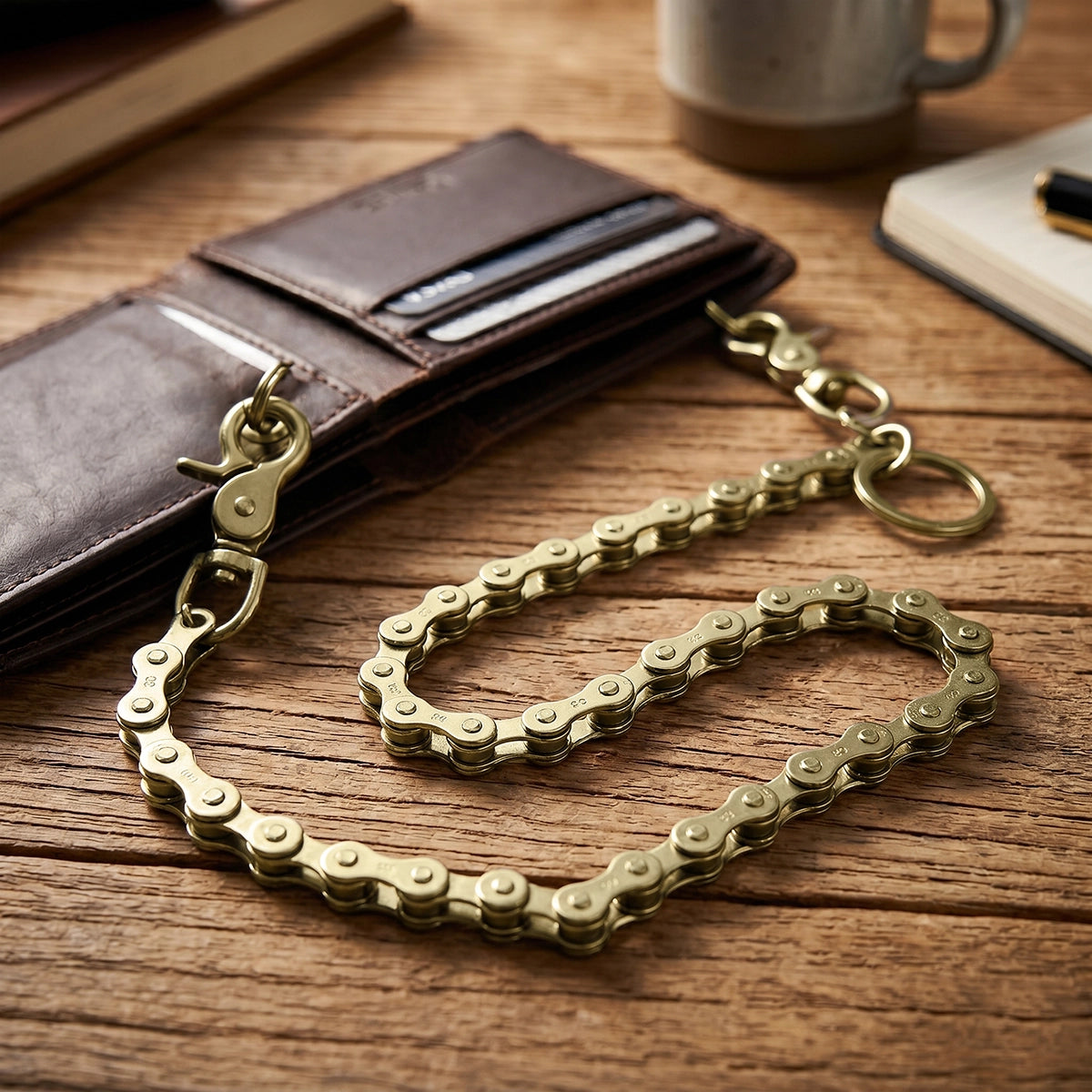 Roller Chain 23-Inch Motorcycle Wallet Chain