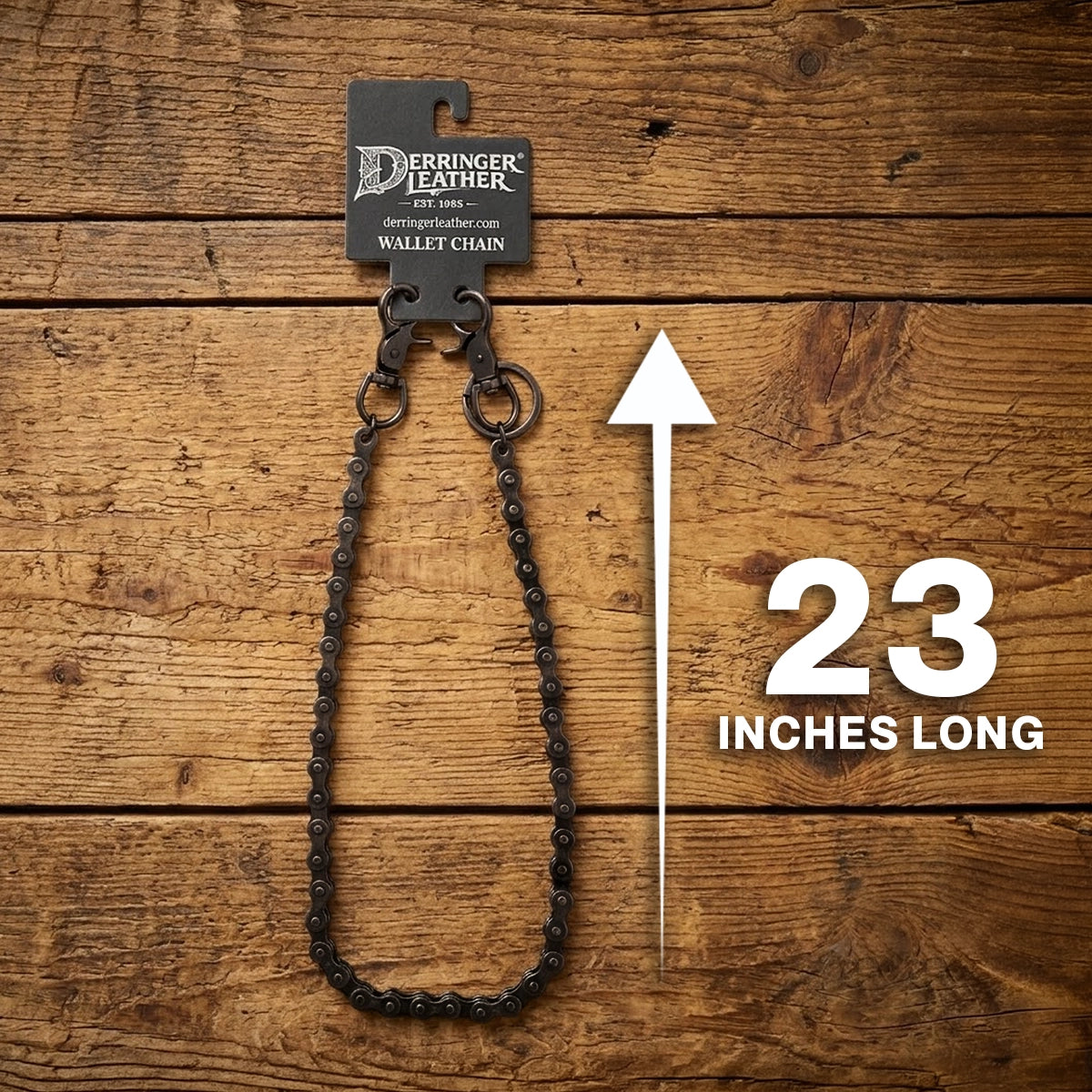 Blackout Roller Chain 23-Inch Wallet Chain
