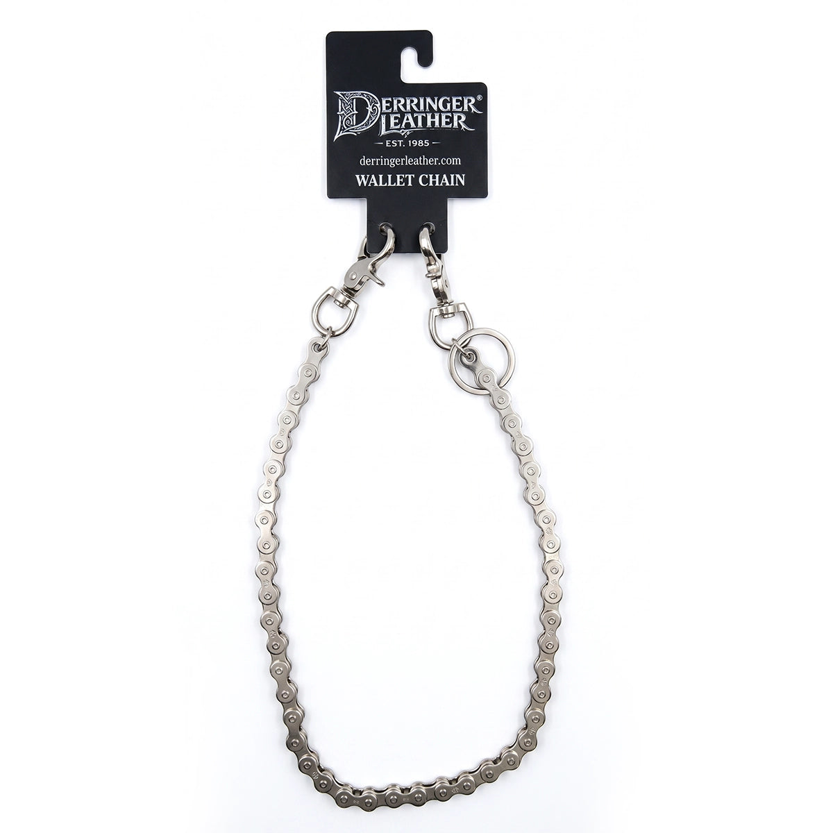 Classic Roller Chain 23-Inch Silver Wallet Chain