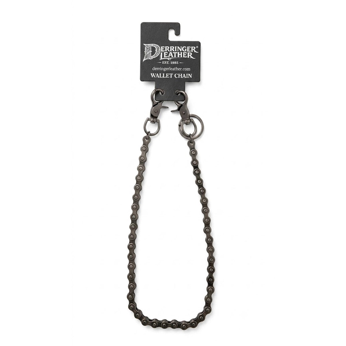 Distressed Gray Roller Chain 23-Inch Wallet Chain