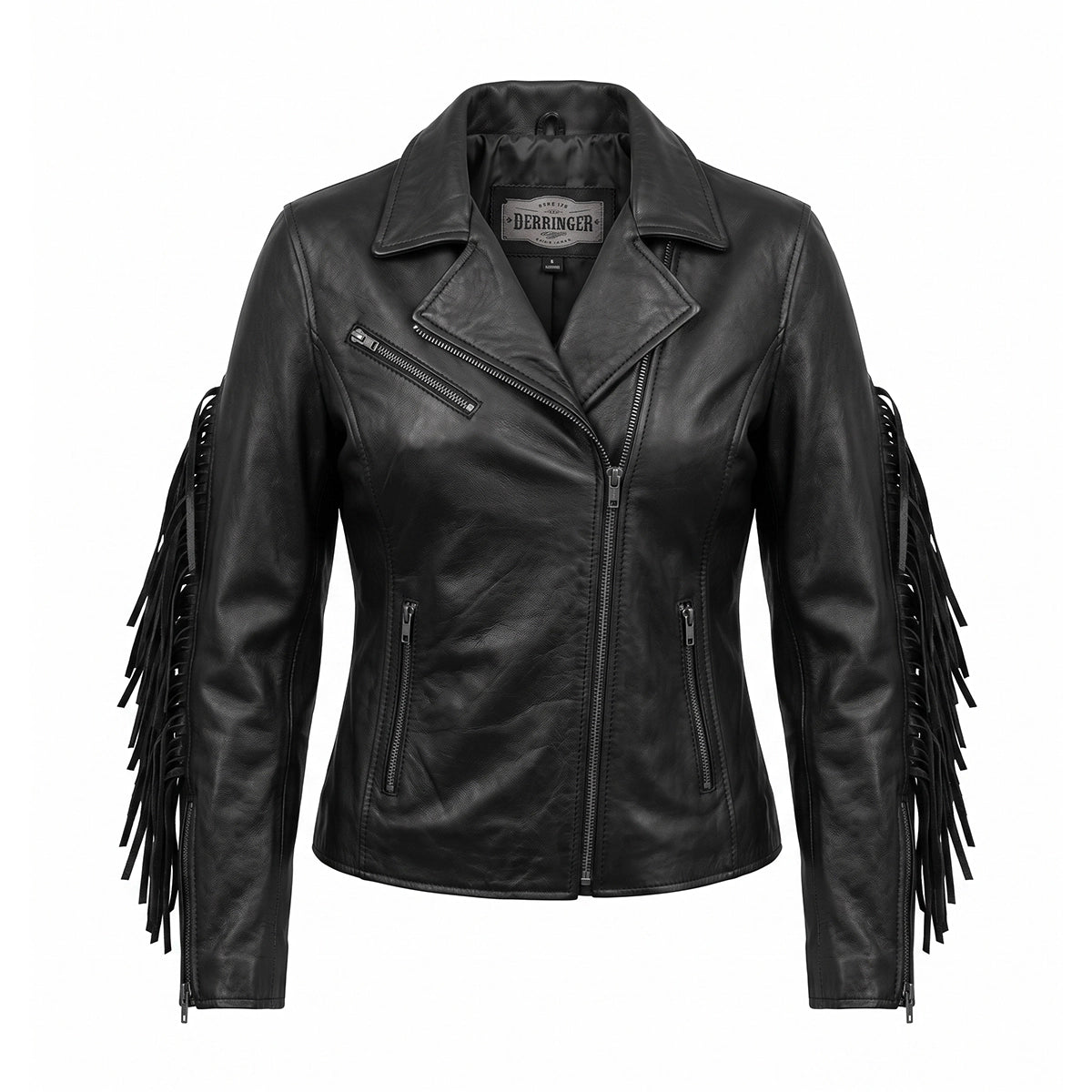 Sentinel - Women's Lambskin Leather Motorcycle jacket