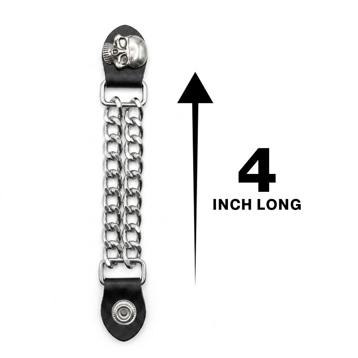 VE-02	4 inch Vest Extender - Skull Design