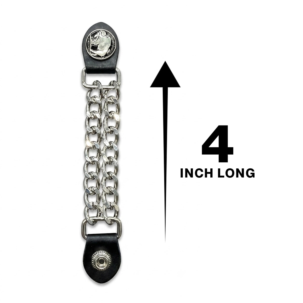 4 inch Vest Extender - Howling Wolf