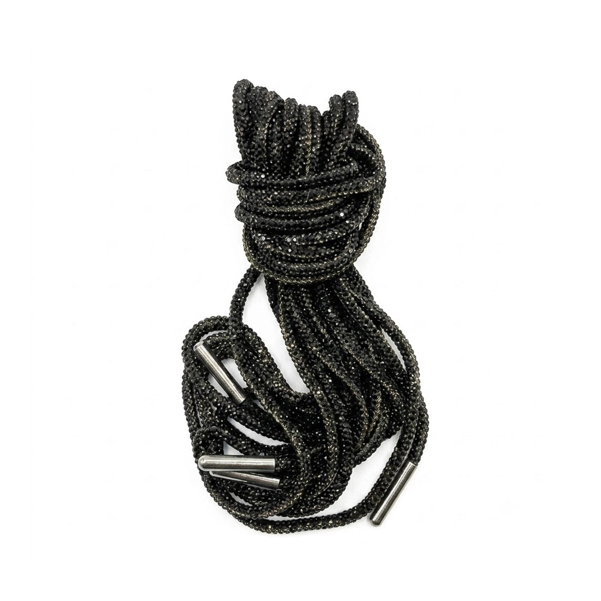 6 Feet Bling Vest Laces - Black