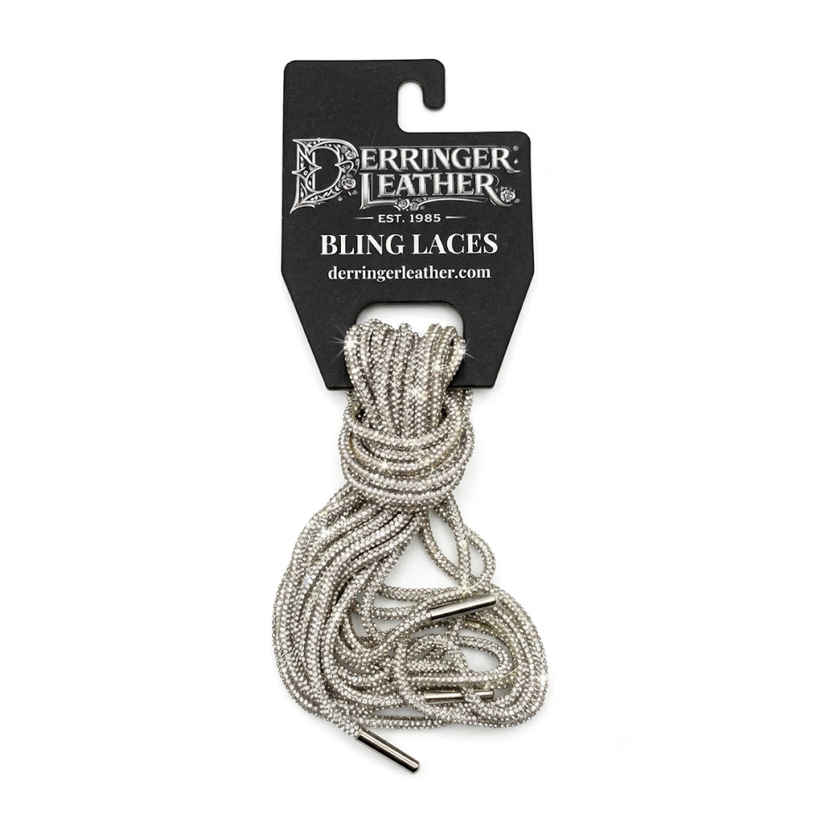 6 Feet Bling Vest Laces - Silver