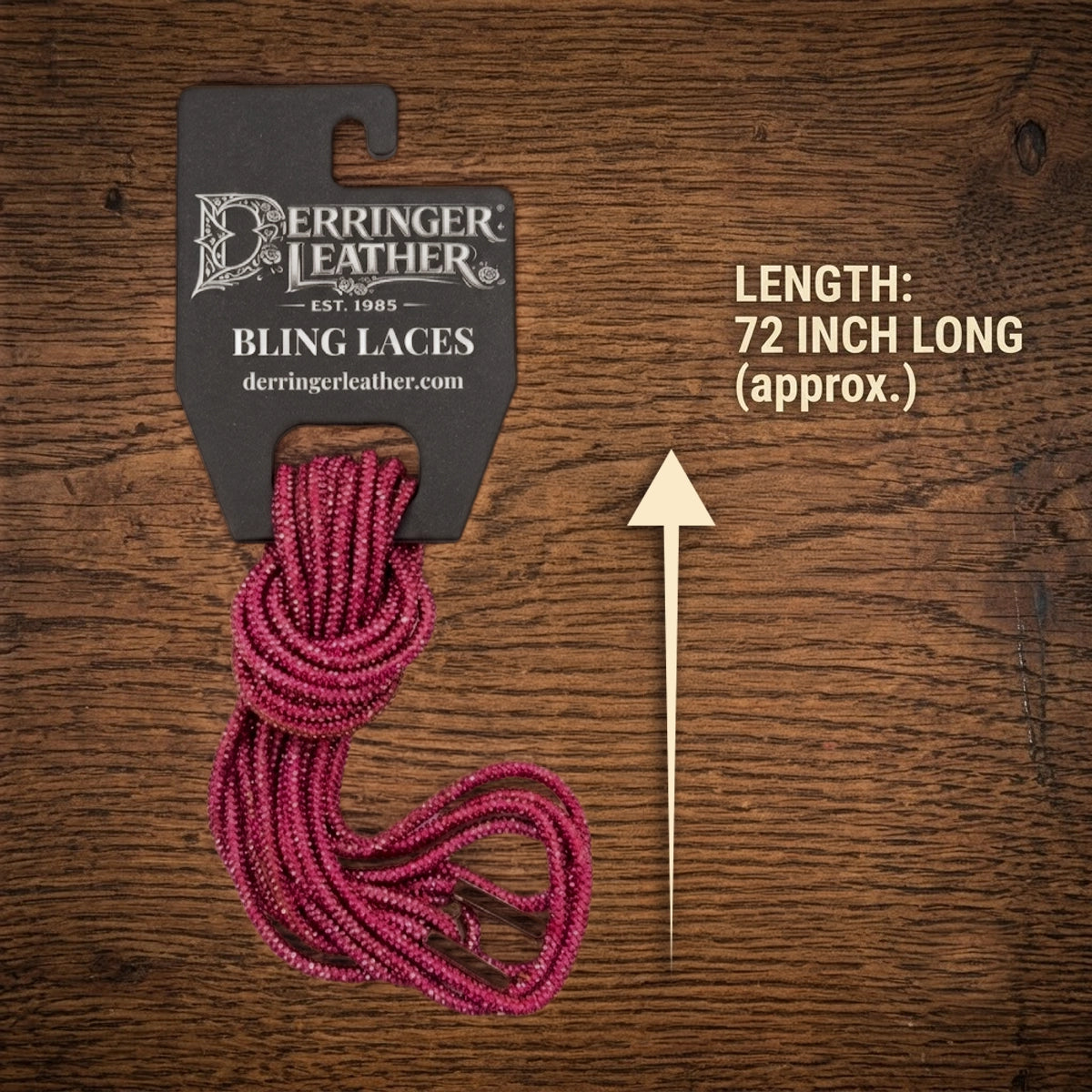6 Feet Bling Vest Laces - Pink