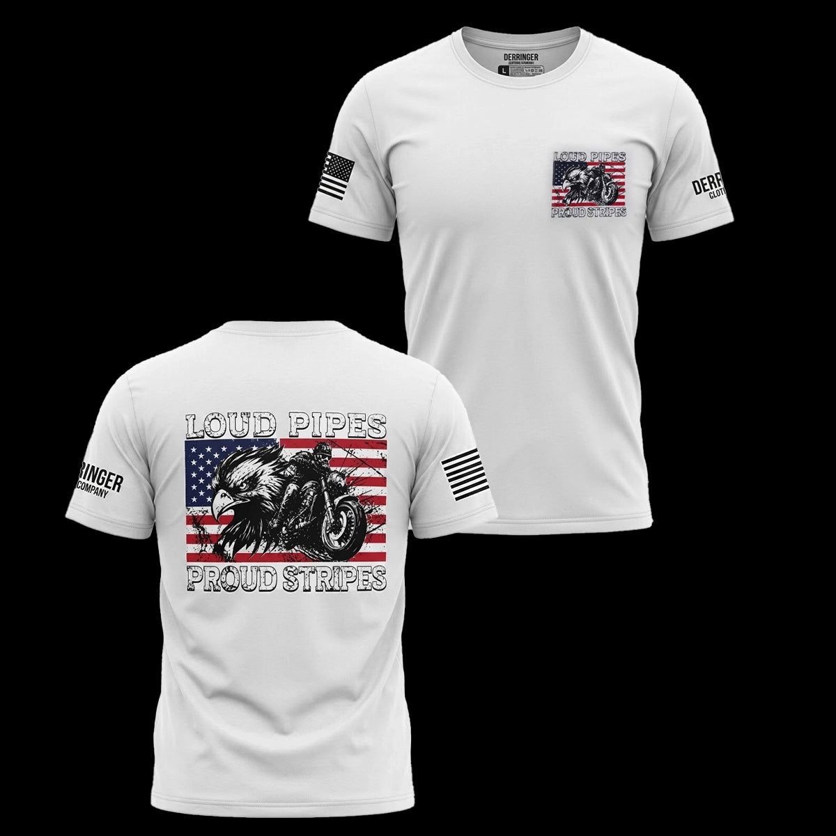 Men's Loud Pipes Proud Stripes T-Shirt