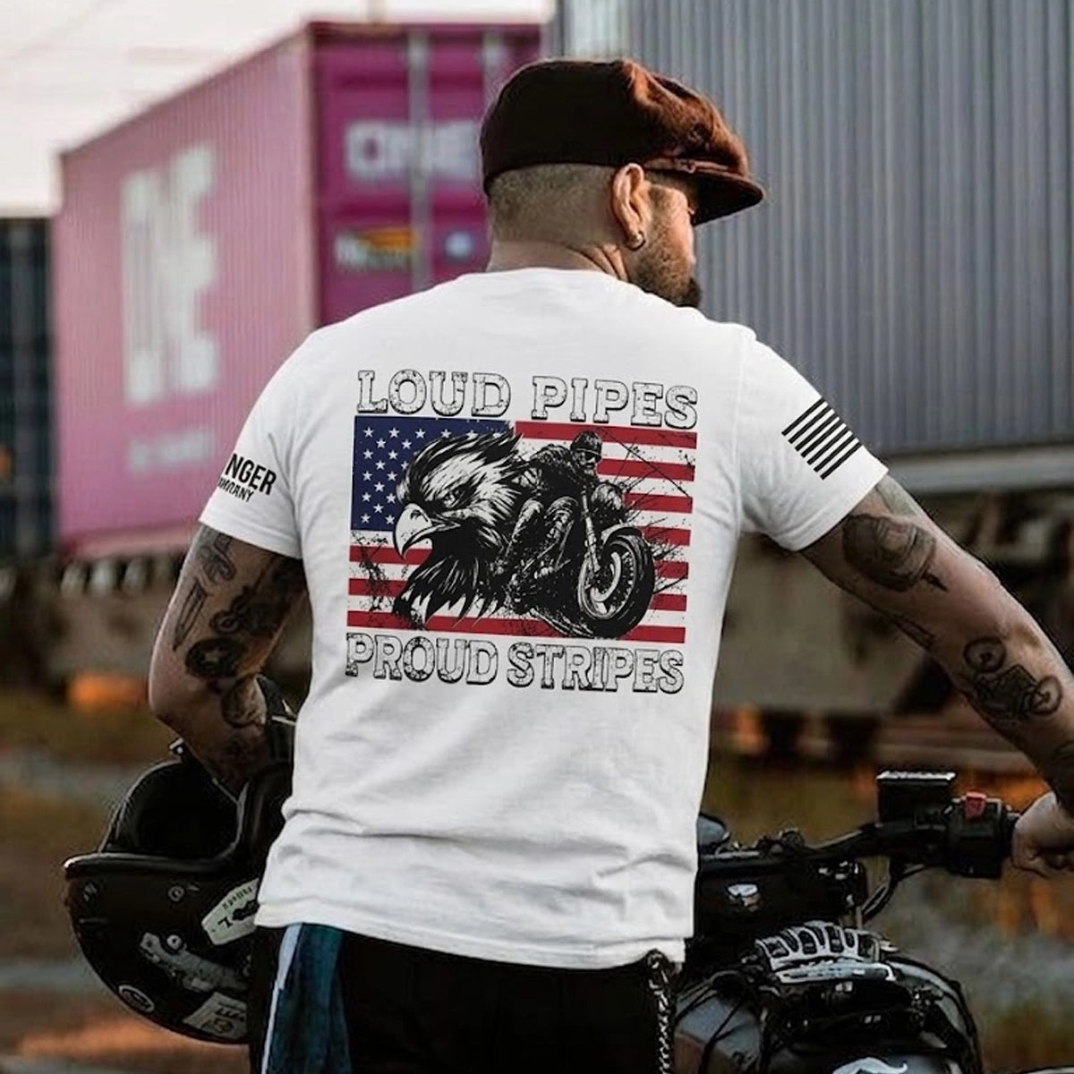 Men's Loud Pipes Proud Stripes T-Shirt