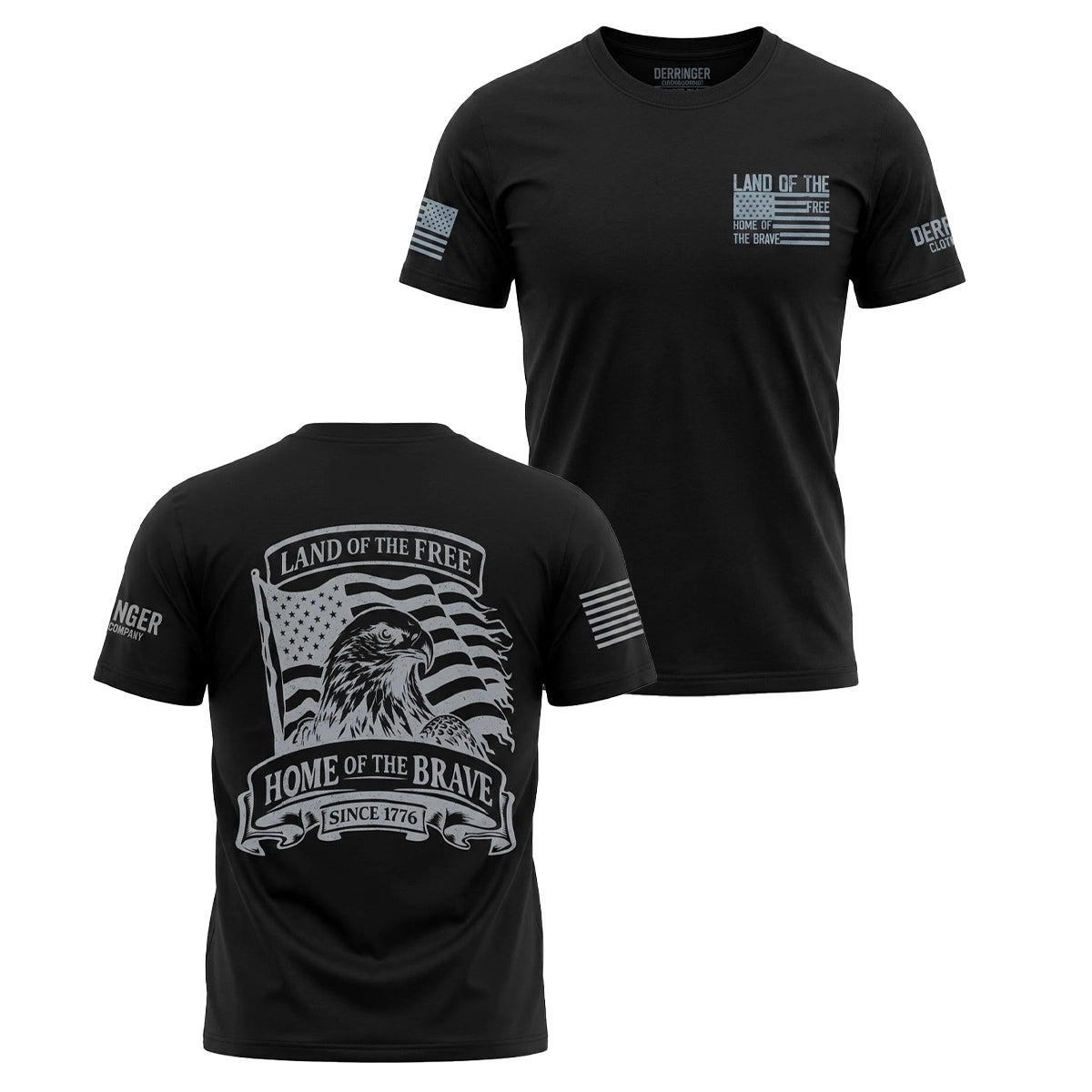 Men's Land of the Free Home of the Brave T-Shirt