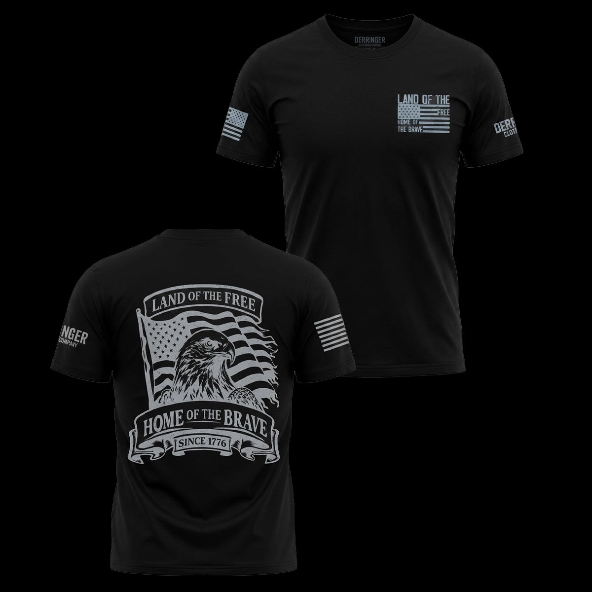 Men's Land of the Free Home of the Brave T-Shirt