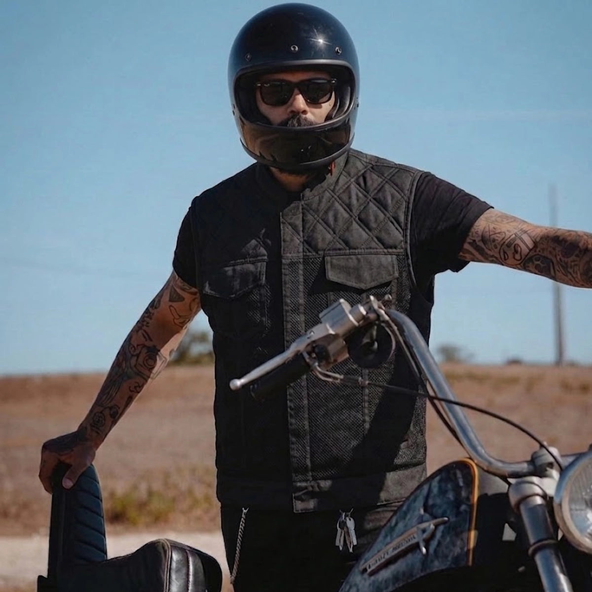 Rideskin - Men's Cordura/Mesh Motorcycle Vest