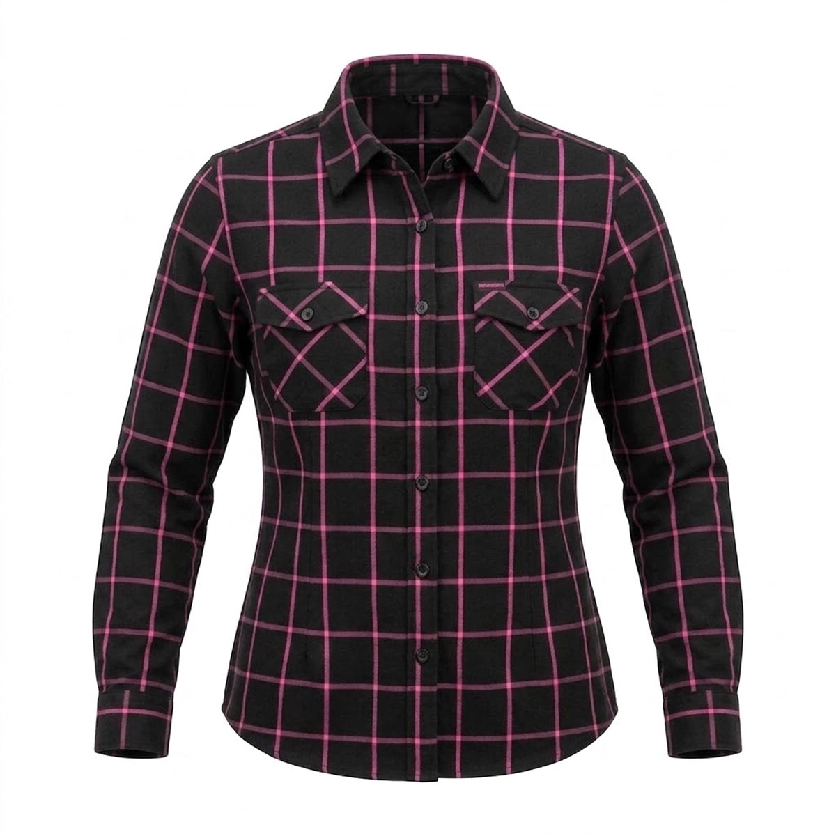 Hope Plaid - Women's Long Sleeve Motorcycle Flannel Shirt