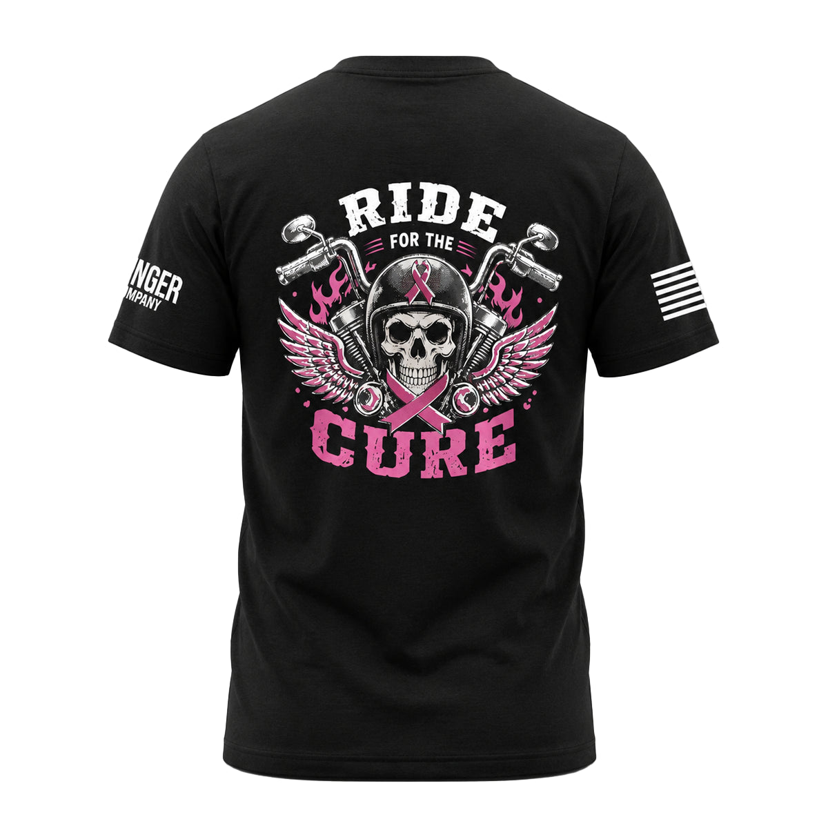 Ride for the Cure - Men's Biker Graphic T-Shirt