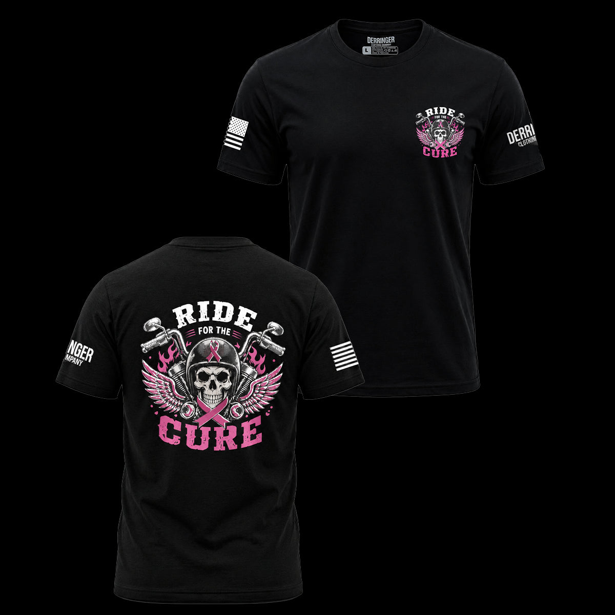 Ride for the Cure - Men's Biker Graphic T-Shirt