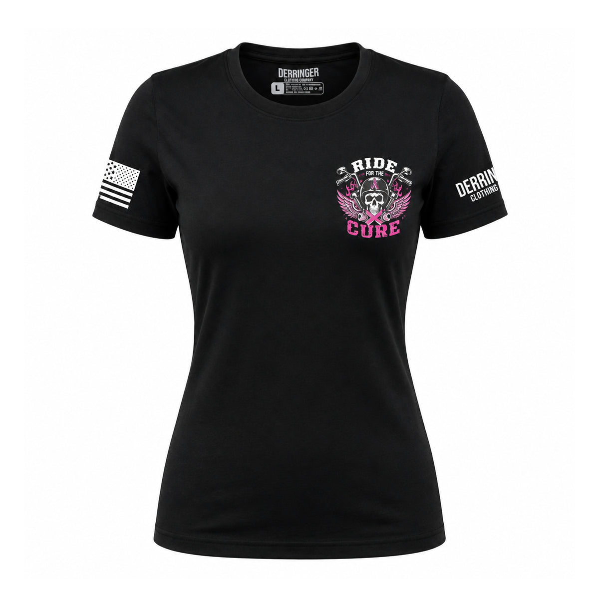 Ride for the Cure - Women's Biker Graphic T-Shirt