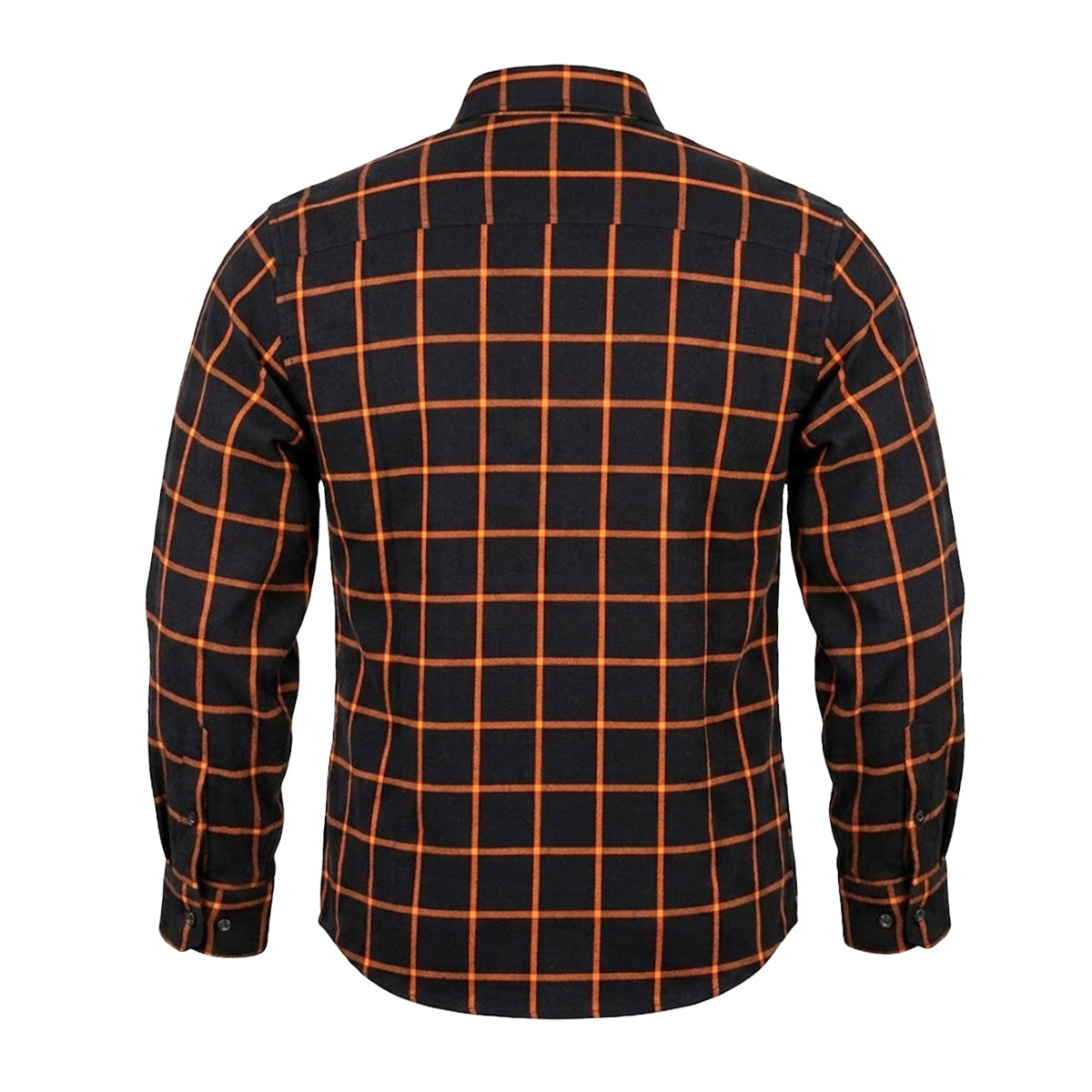 Checkweave - Men's Long Sleeve Motorcycle Flannel Shirt