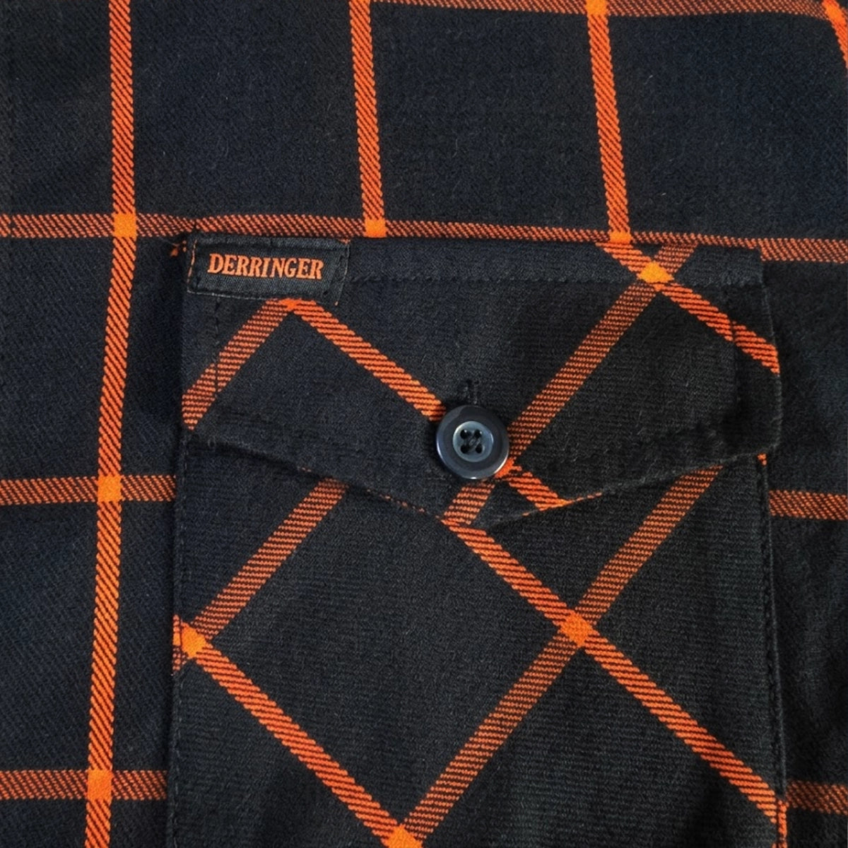Checkweave - Men's Long Sleeve Motorcycle Flannel Shirt