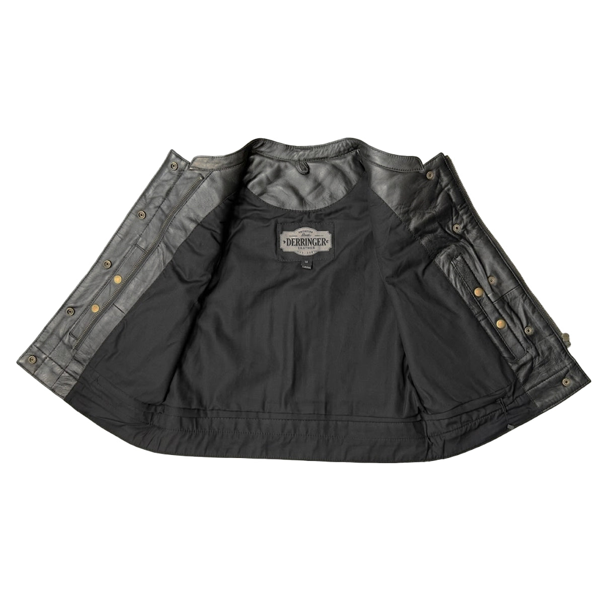 Queen Cut - Women's Club Style Leather Motorcycle Vest