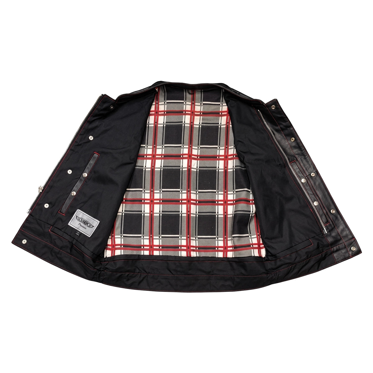Badlands - Men's Club Style Leather Motorcycle Vest