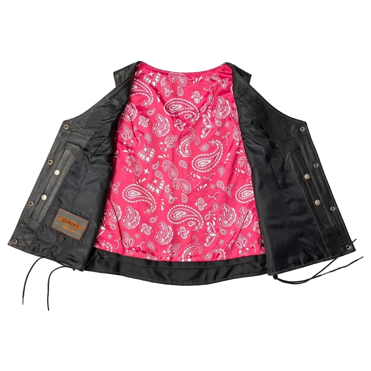 Liberty Cut - Women's Premium Leather Motorcycle Vest