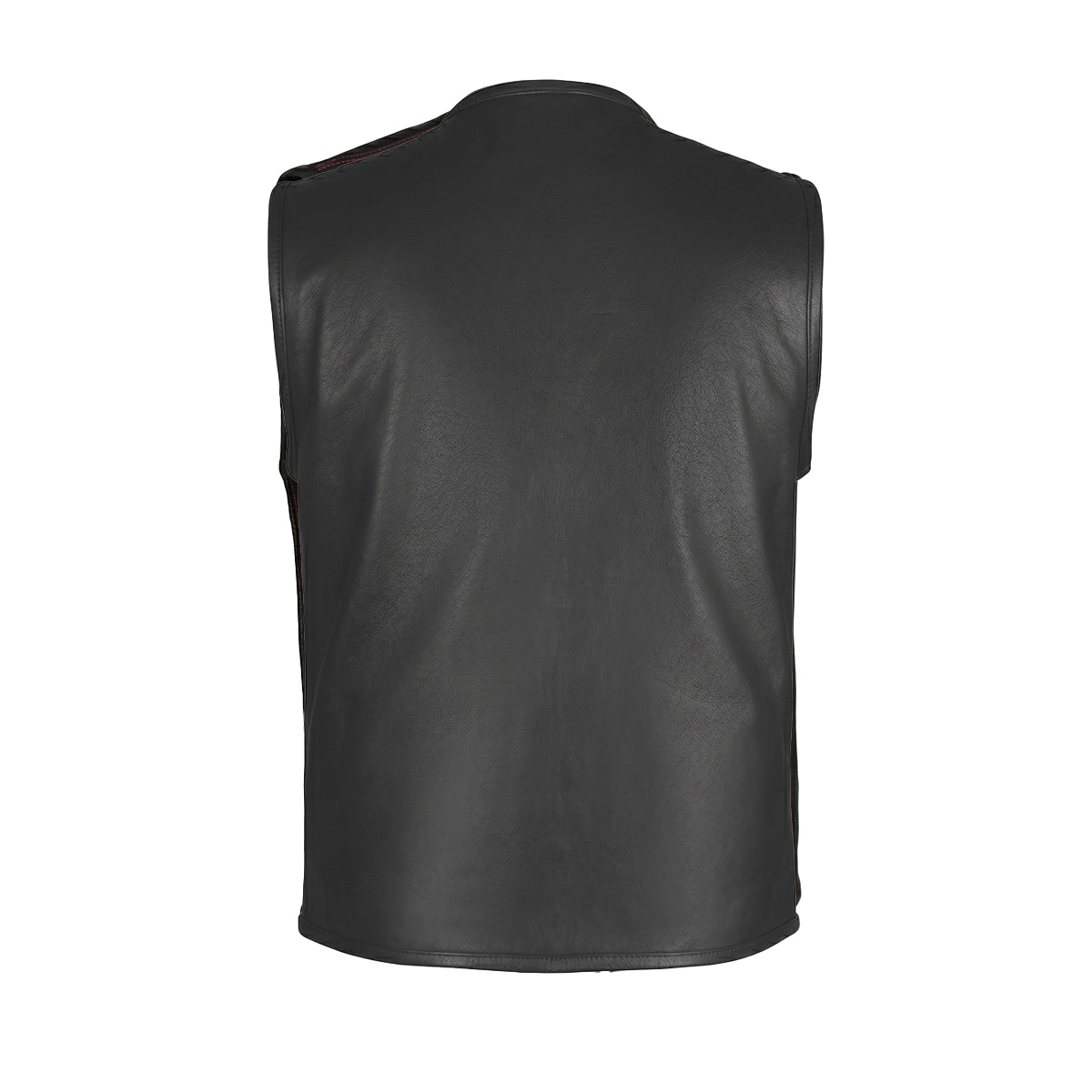 Blackout - Men's Motorcycle Leather Vest