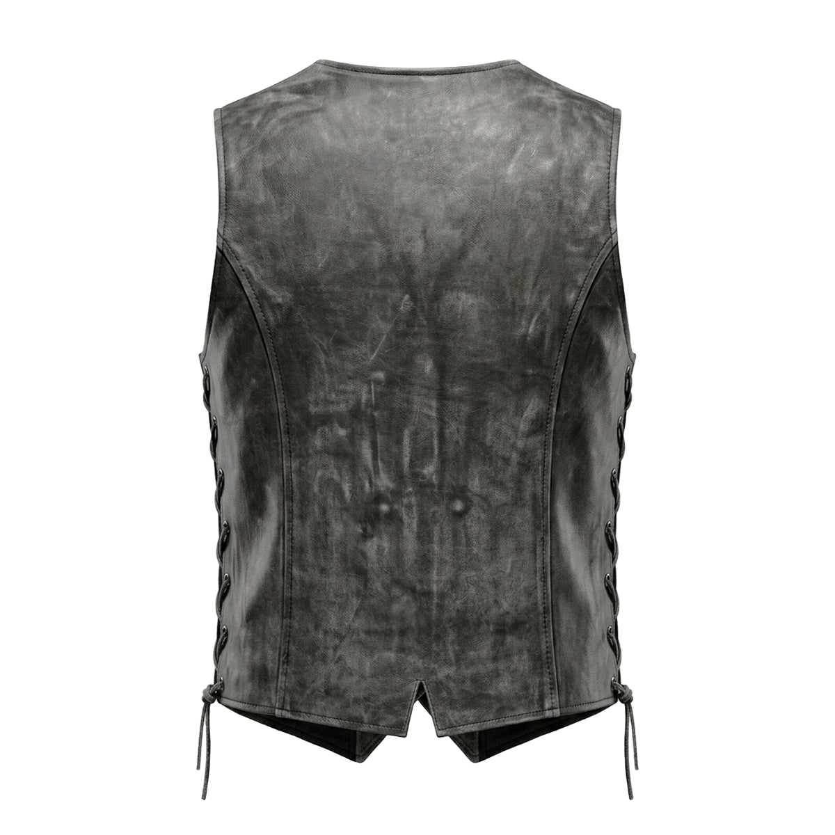 Bessie - Women's lambskin Leather Motorcycle Vest