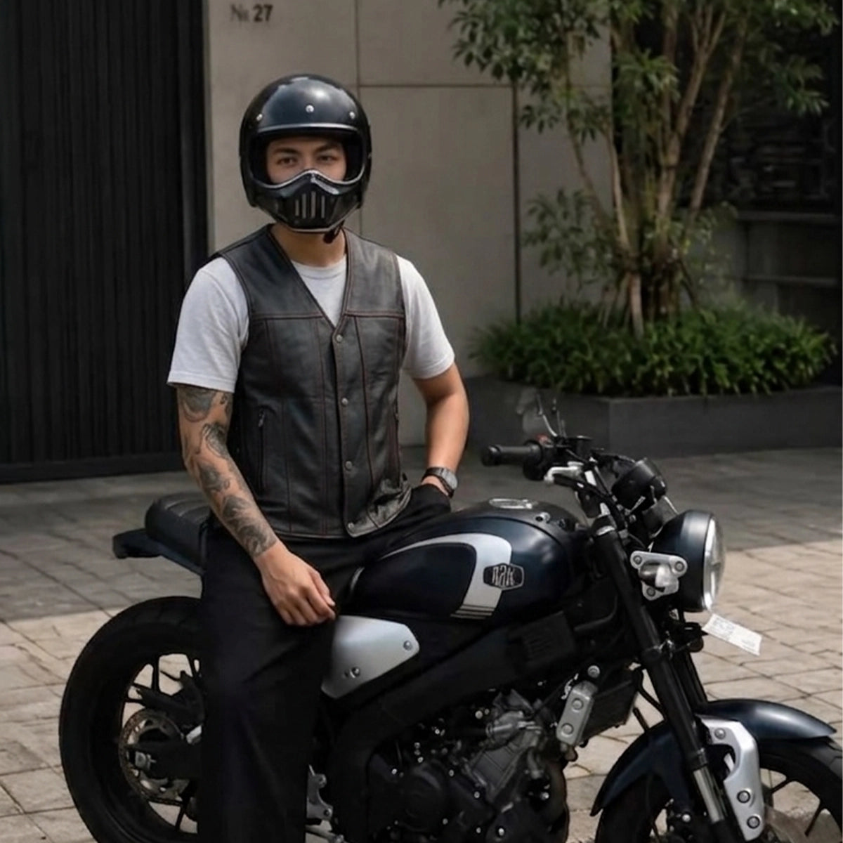 Blackhills - Men's Motorcycle Leather Vest
