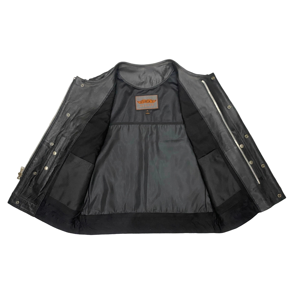 Clubman - Men's SOA Club Style leather Motorcycle Vest
