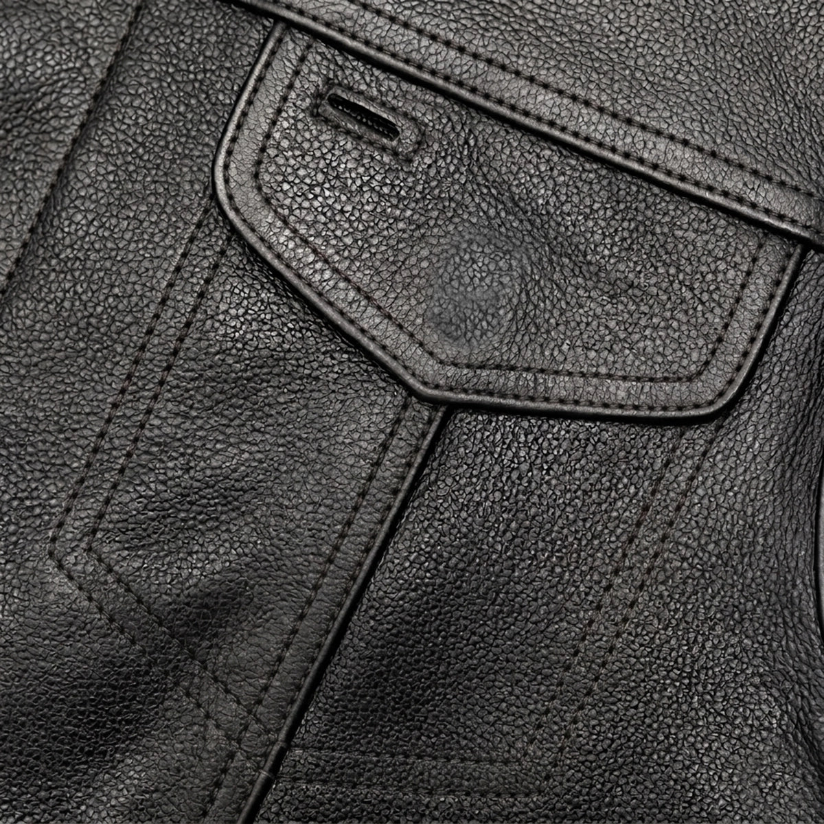 Clubman - Men's SOA Club Style leather Motorcycle Vest