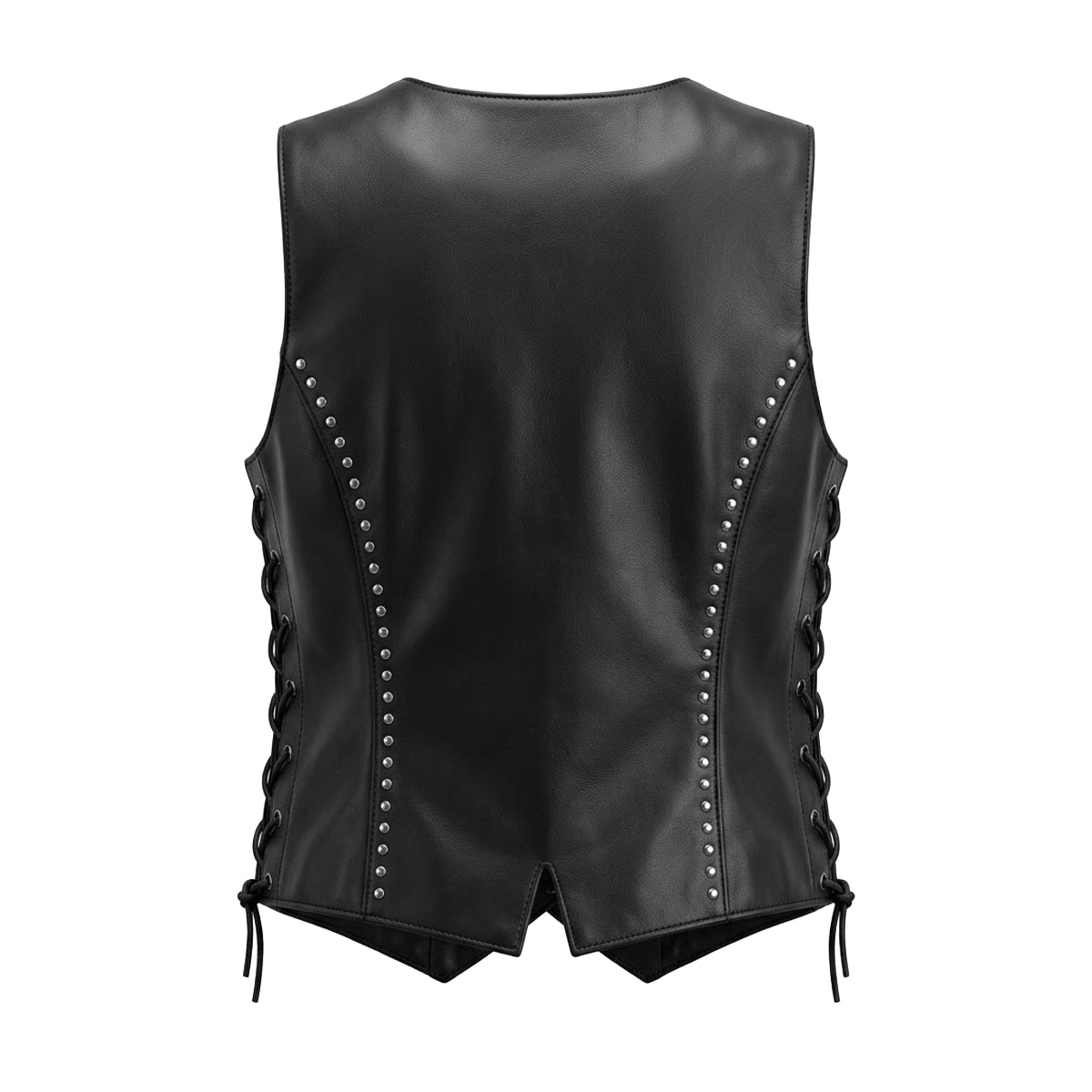 Raider - Women's Premium Leather Motorcycle Vest