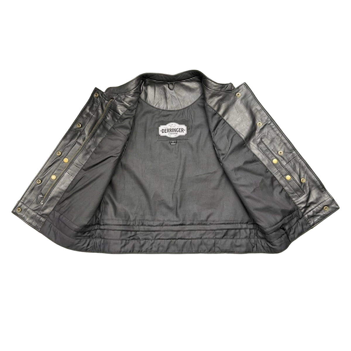 Lynda - Women's SOA Club Style Leather Motorcycle Vest