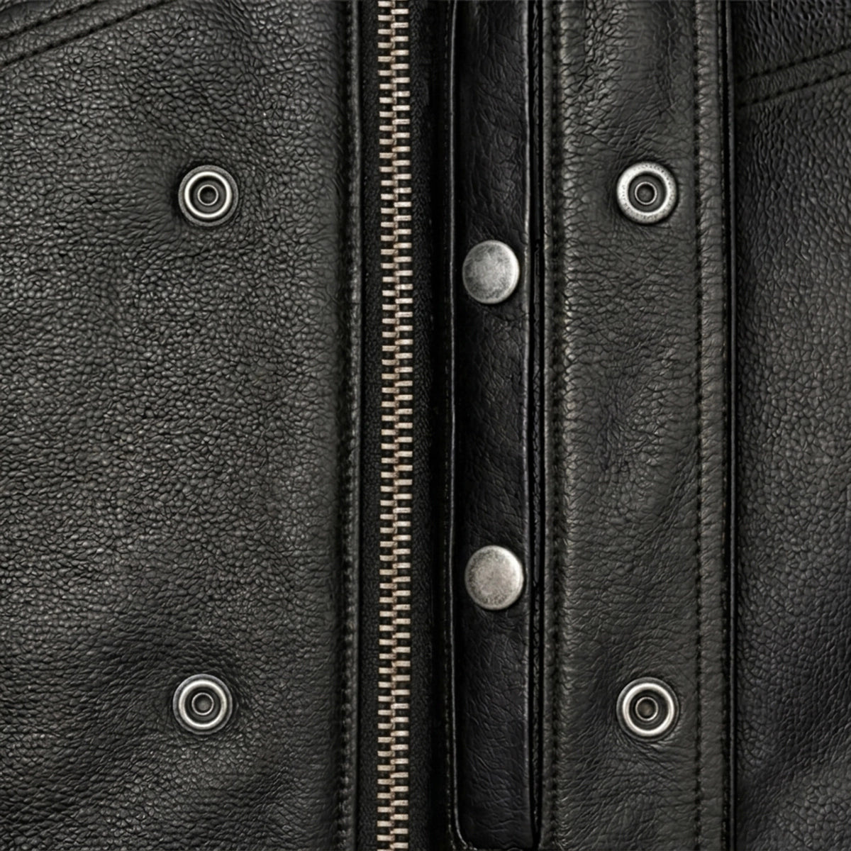 Commando - Men's SOA Style Club Leather Motorcycle Vest