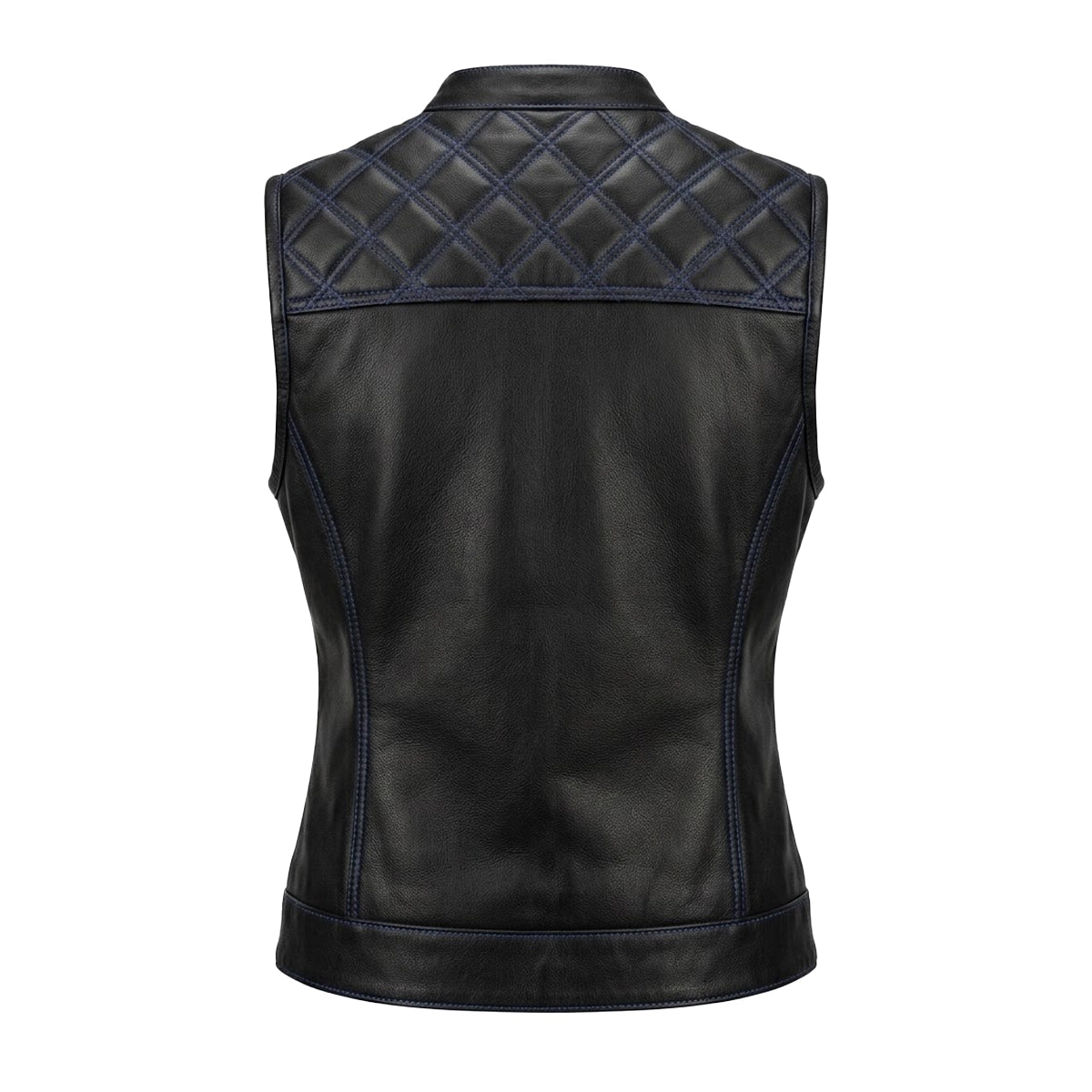 Mauve - Women's SOA Club Style leather Motorcycle Vest