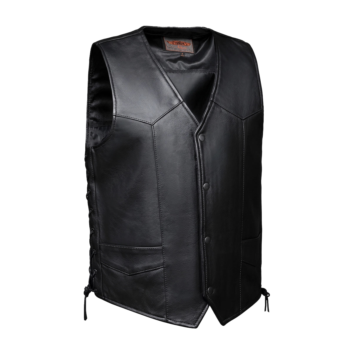 Mens Premium Leather Vest
