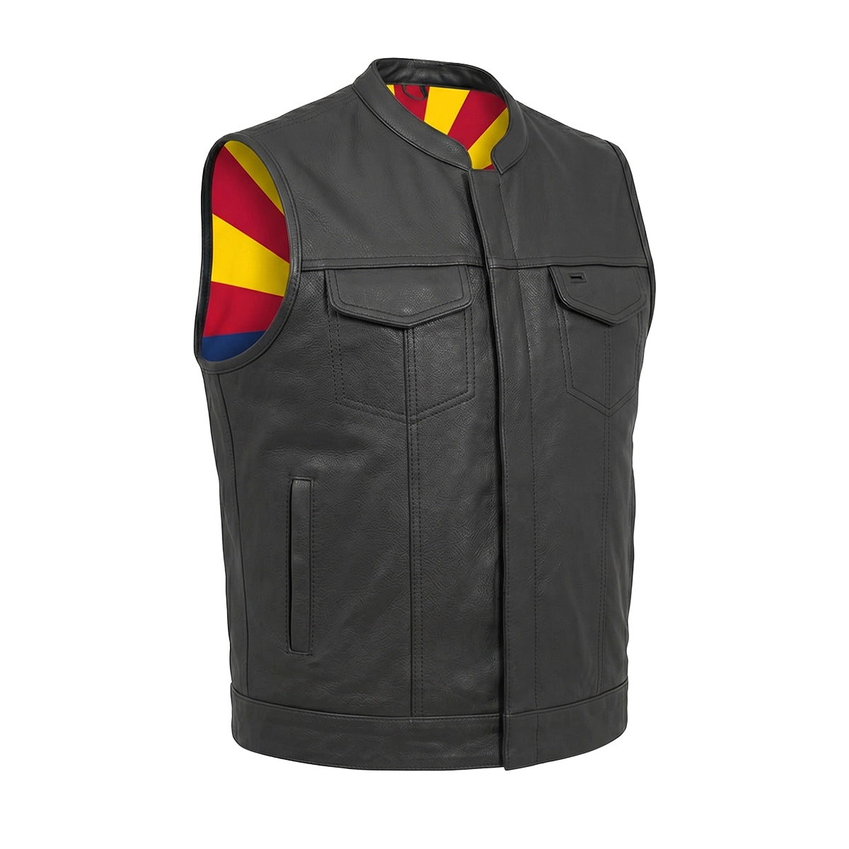 Men’s Arizona Flag Liner Vest – Ride Proud, Ride Free