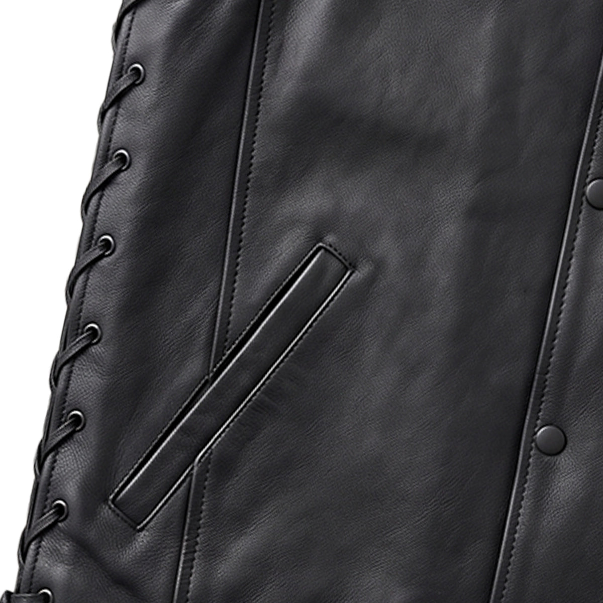 Mojave - Mens Ultra Leather Motorcycle Vest